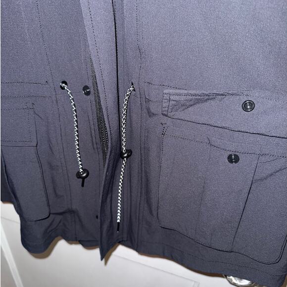 New Fabletics The Heights Cargo Jacket Black size M - Picture 5 of 10